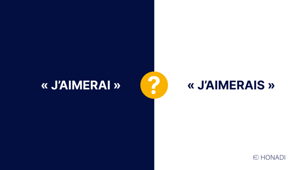 Doit-on écrire « J’aimerai » ou « j’aimerais » ?