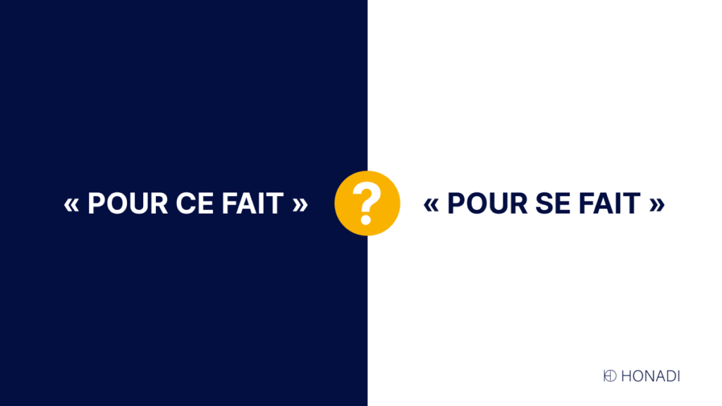 pour ce faire pour ce faire