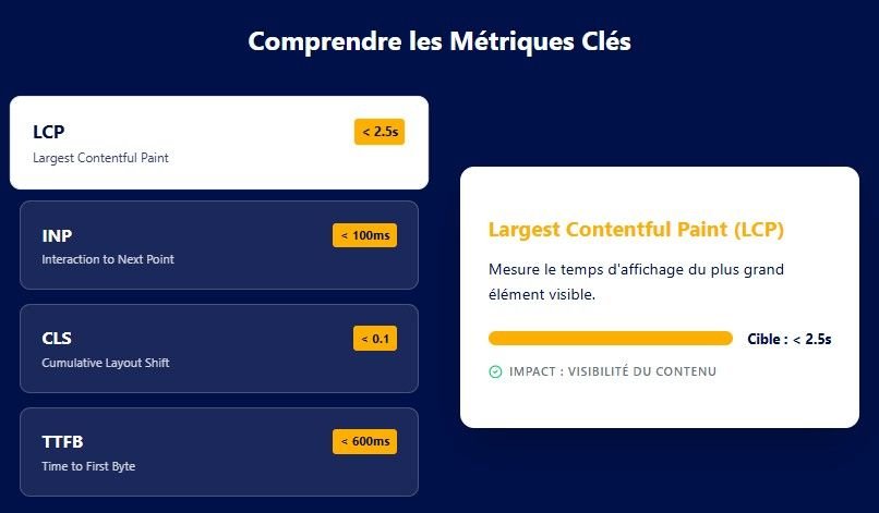 Comprendre les métriques