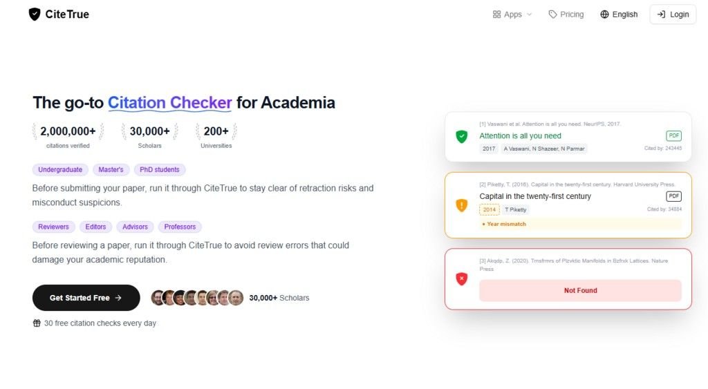 Citation checker