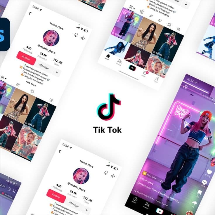 Apercu visuel tiktok bénin