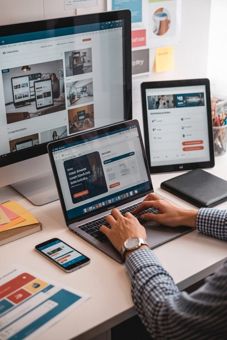 Aperçu d’une réalisation digitale du portfolio Honadi