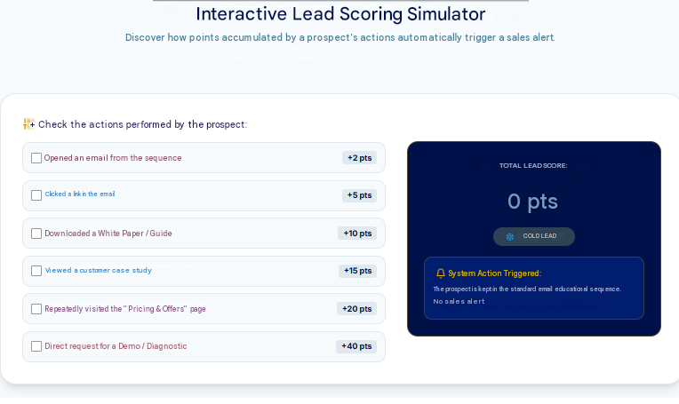 Lead scoring