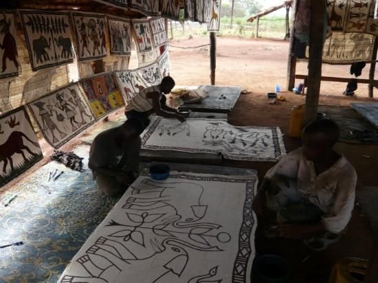 Toiles traditionnelles et ateliers artisanaux du Nord à Korhogo