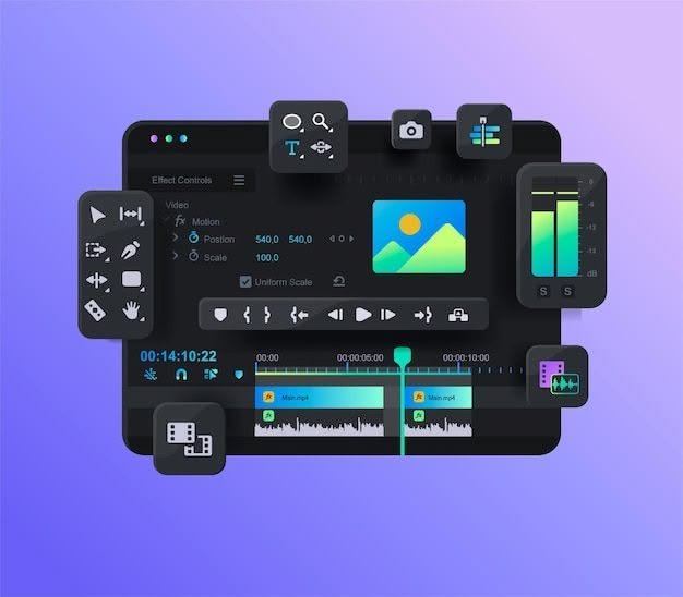 Aperçu interface d'édition Vidéo