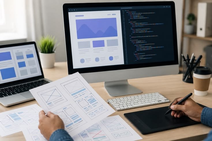 Aperçu d’une interface digitale conçue dans le cadre d’un projet Honadi