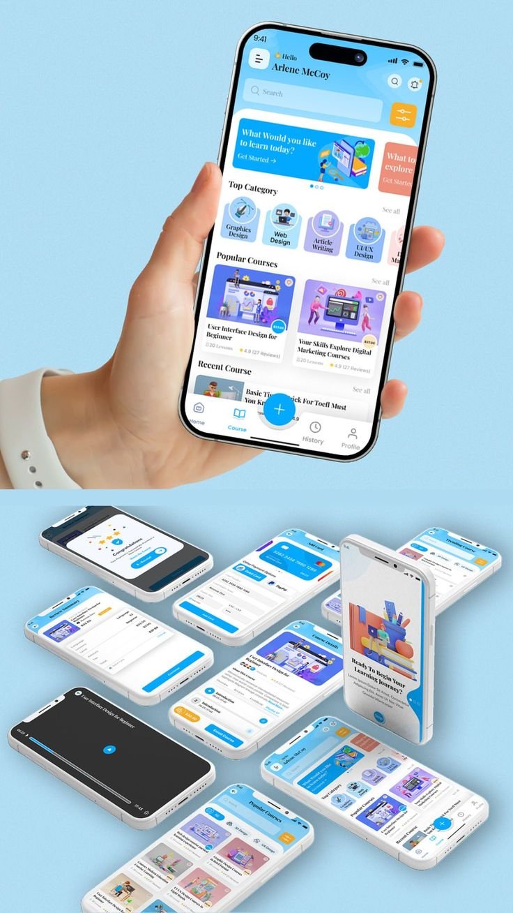 Aperçu mobile d’une réalisation Honadi