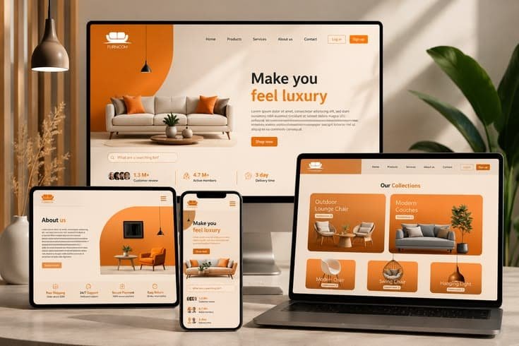 Aperçu d’une réalisation digitale du portfolio Honadi
