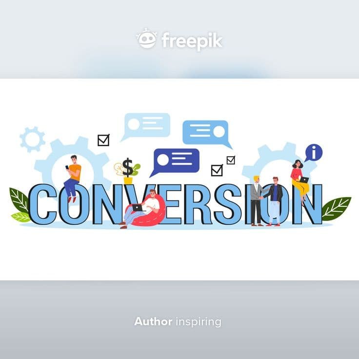 Conversion concept banner _ idea of marketing strategy and campaign for customer attraction. customer rate growth