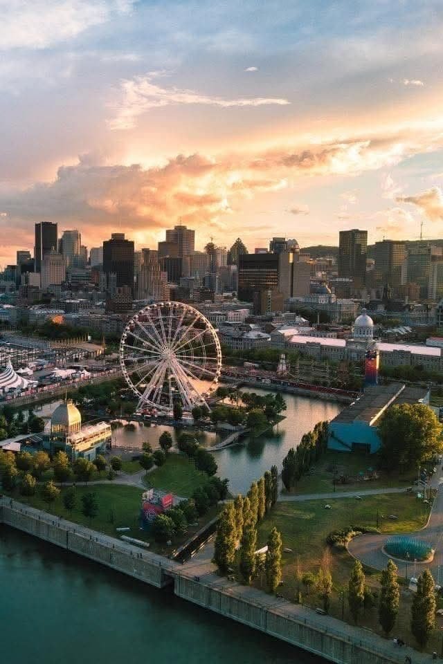 Vu depuis un drone de Montréal