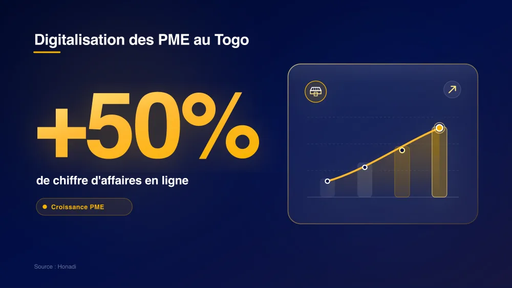 Digitalisation des PME au Togo - Hausse du chiffre d'affaires