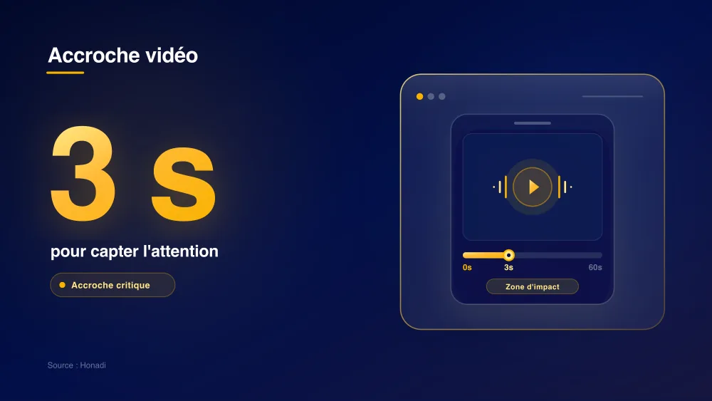 infographie 1 regle 3 secondes 1 Règle des 3 secondes : capter l'attention dès l'accroche vidéo