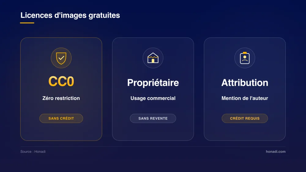 Guide des licences d'images gratuites : CC0, Propriétaire, Attribution