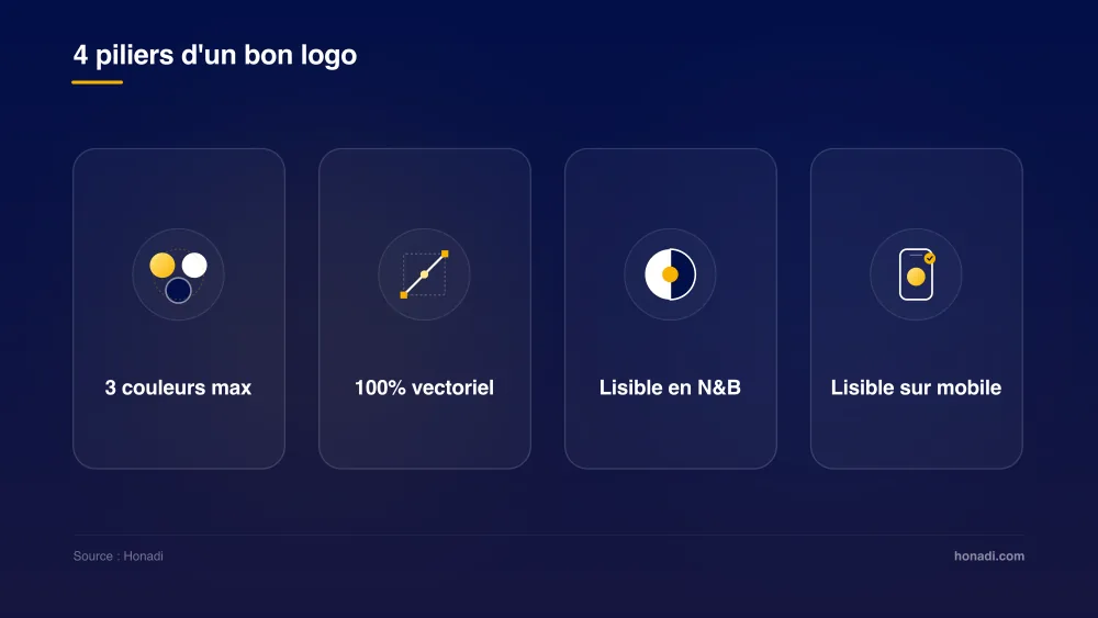 Les 4 piliers d'un logo réussi