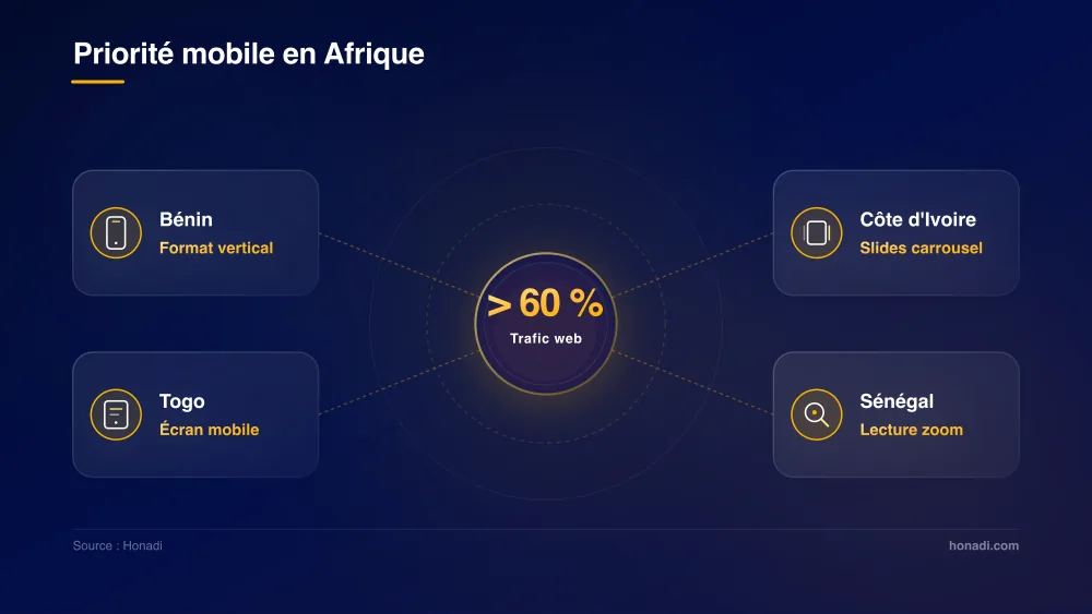 Priorité mobile en Afrique : plus de 60 % du trafic web sur smartphone